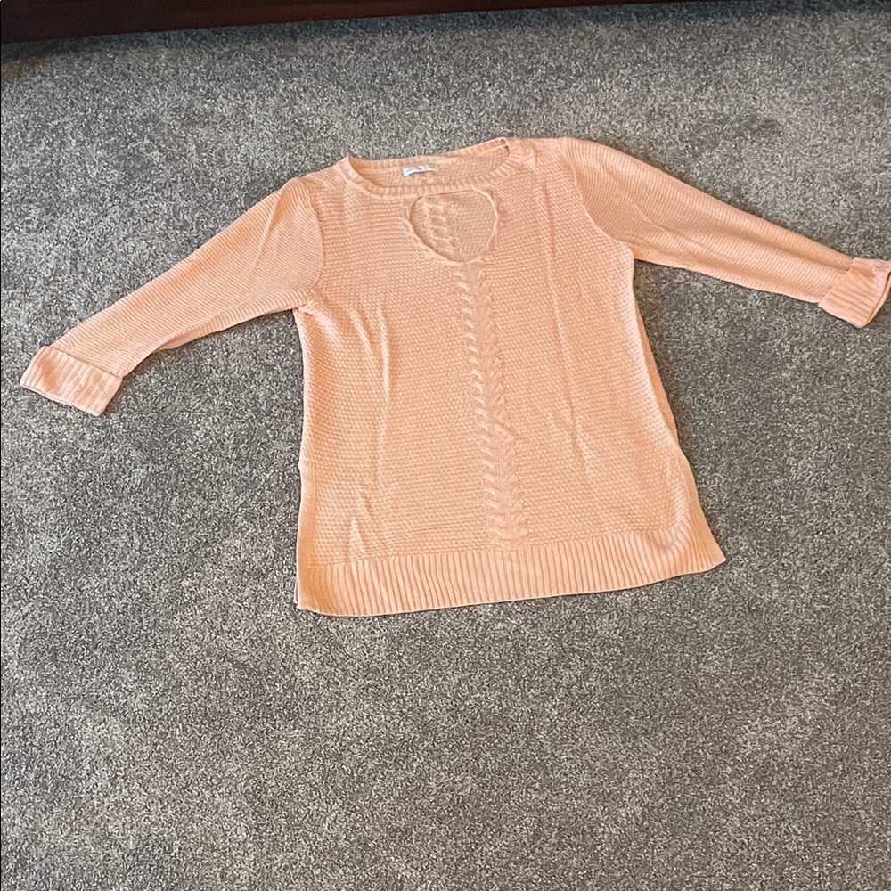 New York & Company Light Peach Sweater